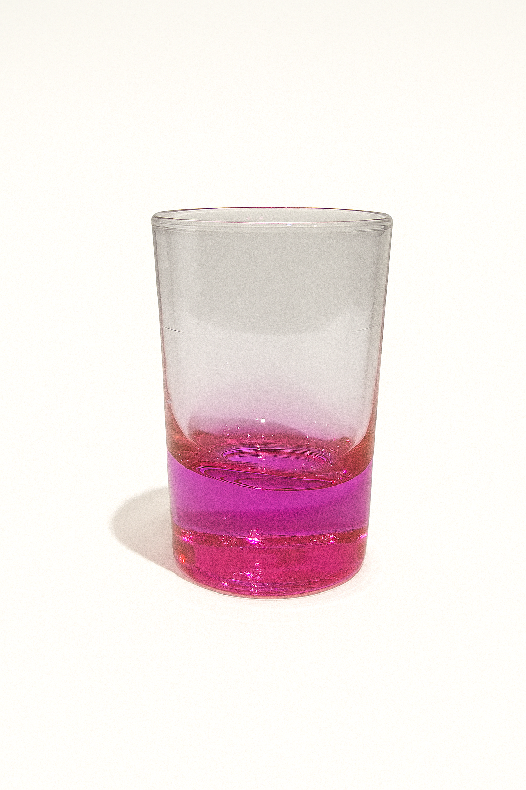Vaso cristal rosado